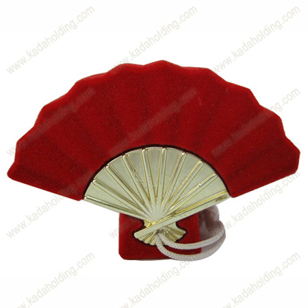 Fan Shaped velvet Box