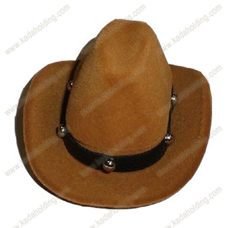 Hat Shaped Flocked Box