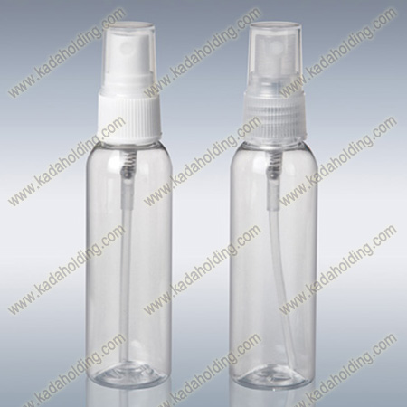 60ml transparent PET mist bottle with mist sprayer