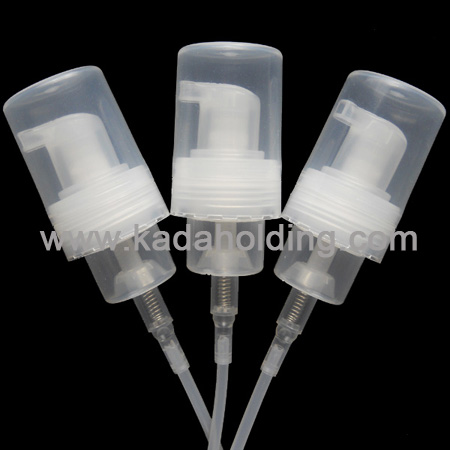 30mm Clear Plastic Mousse Foamer Pump with Clear Cap