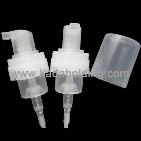 30mm Transparent Mousse Foam Pump With Cap
