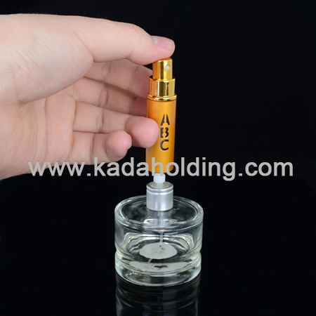 5ml aluminum perfume atomizer( refillable from the bottom)
